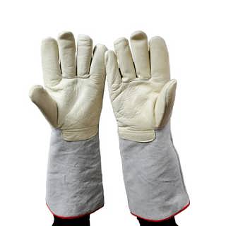 40CM防冻手套耐低温防液氮手套 冷库LNG超低温防寒劳保防护手套